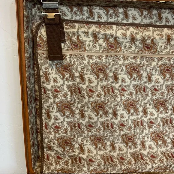 Vintage Mid Century Modern Hartmann Pullman Large Luggage with Belting